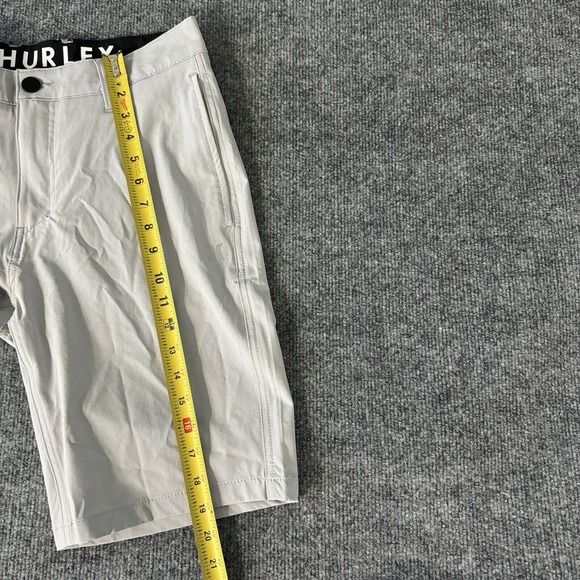Hurley Shorts Mens 30 Beige All Day Hybrid Shorts Stretch 4-Way - Picture 8 of 10